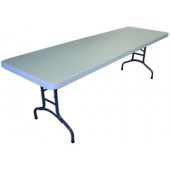 30 Inch X 96 Inch Plastic Folding Table - 2 Units